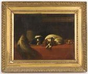 The Cavalier's Pets by Sir Edwin Henry Landseer