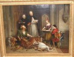 Le Retour De La Chasse by Sir Edwin Henry Landseer