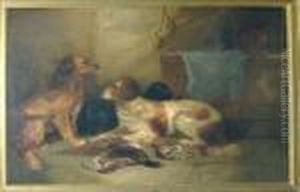 Spaniels And Game by Sir Edwin Henry Landseer
