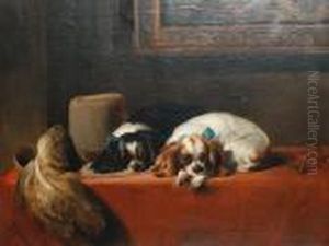 The Cavalier's Pets by Sir Edwin Henry Landseer