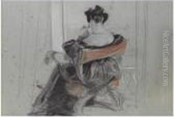 Portrait Of Georgiana, Duchess Of Bedford (1781-1853), Looking Outof A Window - view 1