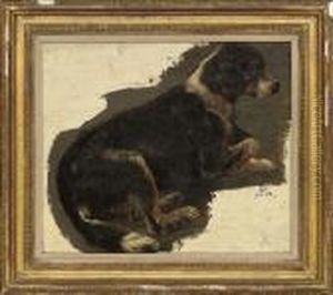 Study Of A Sheep Dog by Sir Edwin Henry Landseer