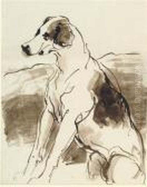 Study Of A Hound - view 1