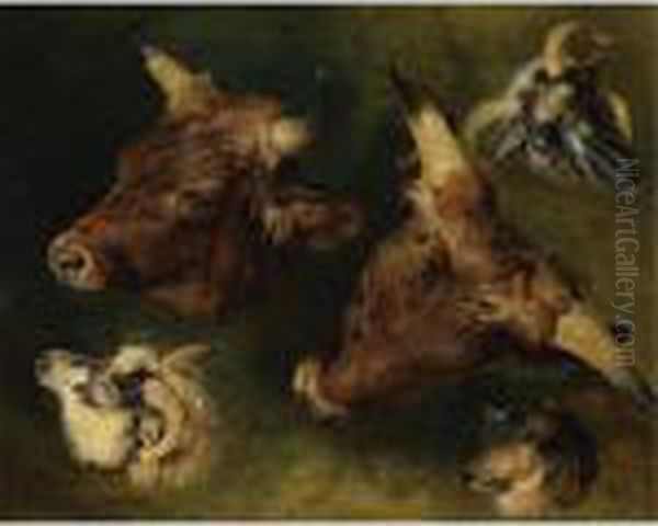 Studies Of Cattle And Sheep - view 1