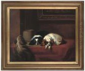 The Cavaliers Pets by Sir Edwin Henry Landseer