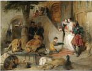 Bolton Court In Olden Time by Sir Edwin Henry Landseer