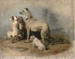 Highland Dogs by Sir Edwin Henry Landseer