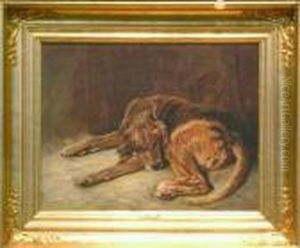 The Sleeping Bloodhound by Sir Edwin Henry Landseer