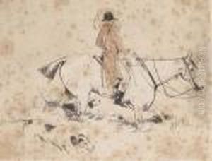 Huntsmen And Hounds by Sir Edwin Henry Landseer