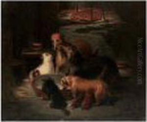 Feeding Time by Sir Edwin Henry Landseer