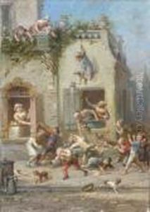 Les Gentils Garnements by Francois Louis Lanfant de Metz