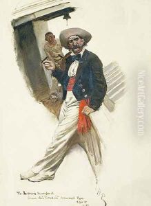 Her Captain was a Cuban, from The Cruise of the Caribee by Thomas V. Briggs, published in Harpers Monthly Magazine, December 1907