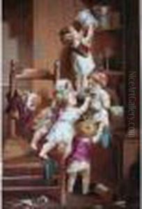 Les Voleurs De Confitures by Francois Louis Lanfant de Metz