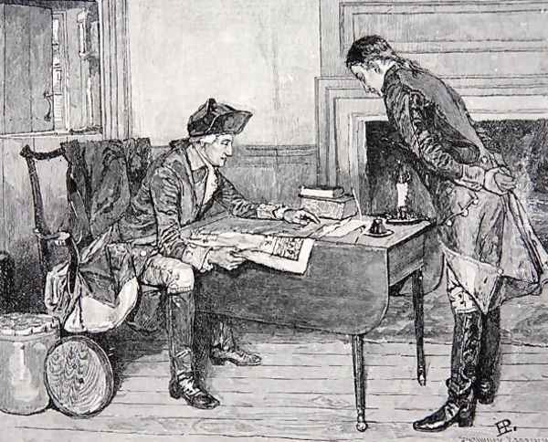 Hale receiving instructions from Washington - view 1