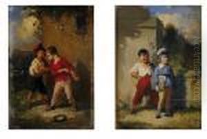 Les Petits Chamailleurs by Francois Louis Lanfant de Metz