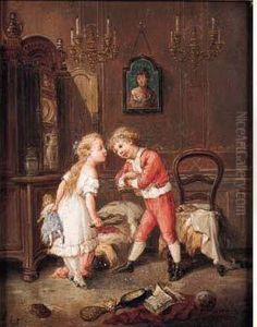 Qui Aime Bien Chatie Bien by Francois Louis Lanfant de Metz