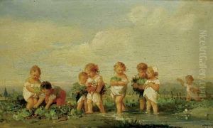 Les Petits Maraichers by Francois Louis Lanfant de Metz