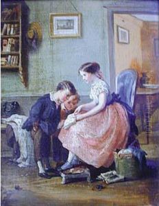 - Enfants A La Lecture by Francois Louis Lanfant de Metz