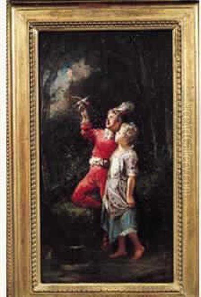 Les Deux Enfants Et L'oiseau - view 1