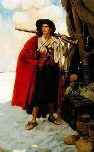 The Buccaneer Was a Picturesque Fellow, from The Fate of Treasure Town by Howard Pyle, published in Harpers Monthly Magazine, December 1905 by Howard Pyle