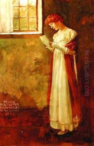 Untitled Woman by a Window, 1911 by Howard Pyle