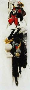 Vignette from A Puppet of Fate, 1899 by Howard Pyle