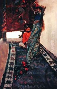 I Sat at her Feet While she Drilled the Island Language into Me, from Sinbad in Burrator, by Arthur Quiller-Couch 1863-1944, published in Scribners Magazine, August 1902 I Sat at her Feet While she Drilled the Island Language into Me, from Sinbad in Burrator, by Arthur Quiller-Couch 1863-1944, published in Scribners Magazine, August 1902