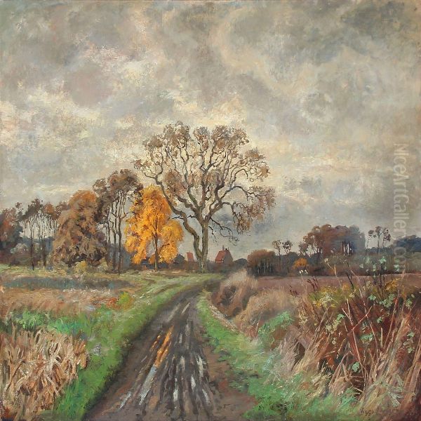 Autumn Landscape At Fredensborg - view 1