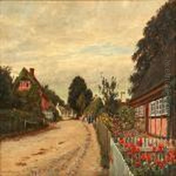 Street Scene From Alsgarde, Denmark - view 1