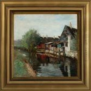 Scenery From The Stream In Vejle
