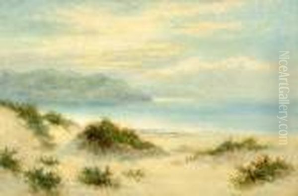 A Coastal Scene, With Sand Dunes In The Foreground - view 1