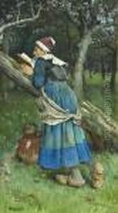 A Maid Of Brittany by William Langley