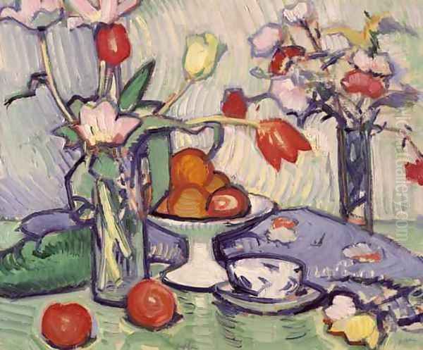Tulips in Two Vases, c.1912 - view 1