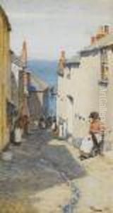 A Newlyn Street Scene
