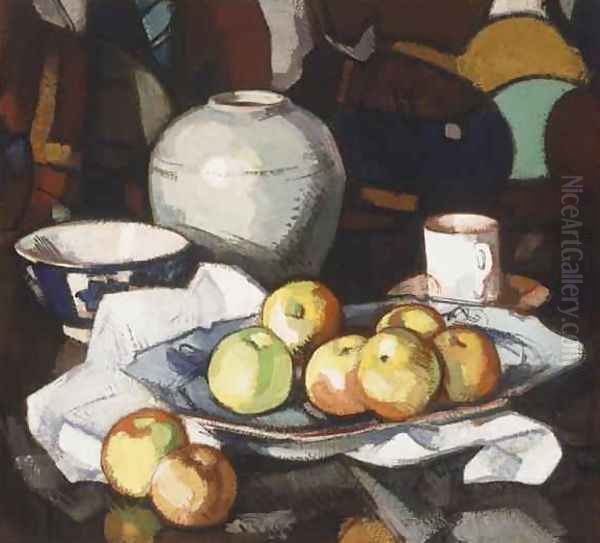 Still Life with Apples and Jar, 1912-16 - view 1