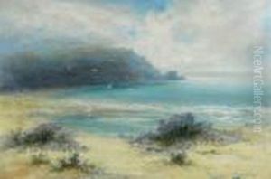 Cornish Coastal Scene by William Langley