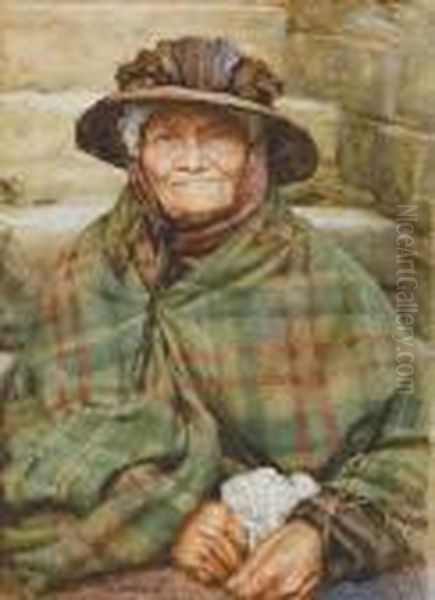 An Old Welsh Woman - view 1