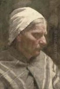 A Cornish Fisherwoman by William Langley