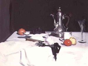 Still Life with a Coffee Pot by Samuel John Peploe