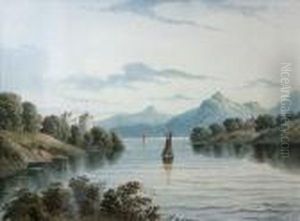 Sailing Boat By A Castle Sailing Boat By A Castle