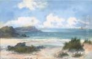 Gulls On The Shoreline by William Langley