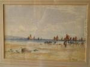Coastlinewith Figures by William Langley