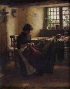 The Young Seamstress by William Langley