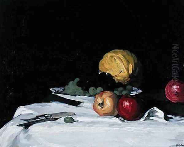 Still Life with Melon, Grapes and Apples, c.1902 - view 1