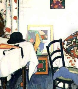 Interior with Japanese Fan, c.1915 by Samuel John Peploe