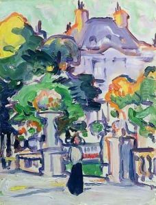 Luxembourg Gardens, c.1910 by Samuel John Peploe