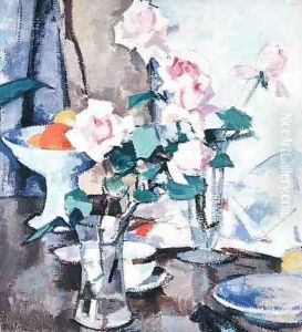 Roses and Fruit, c.1921 by Samuel John Peploe