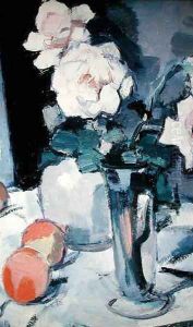 Roses in a Vase by Samuel John Peploe