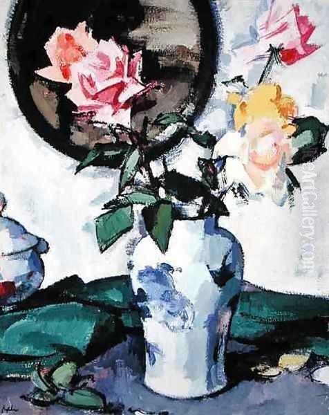 Still Life with Mixed Roses, c.1922 - view 1