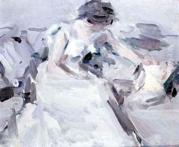 Lady in a White Dress - view 1